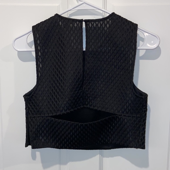 NWT. Express Textured Tank Top. Zip on Side. - Picture 7 of 7